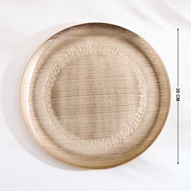 Grain Metal Decorative Platter