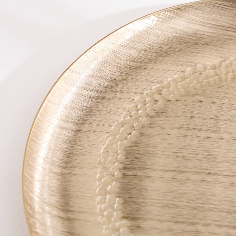 Grain Metal Decorative Platter