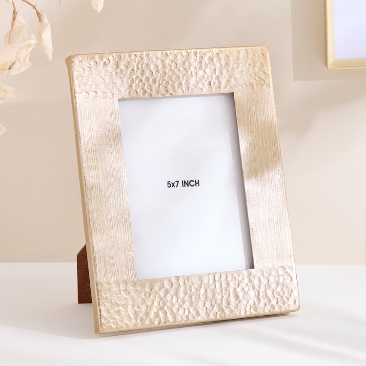 Grain Metal Textured Photo Frame - 18x24cm