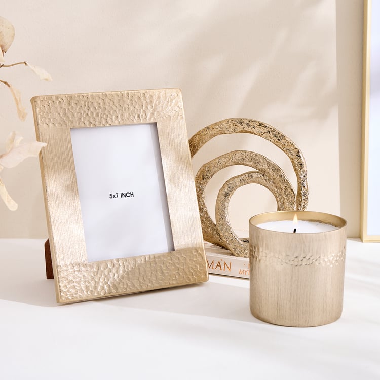 Grain Metal Textured Photo Frame - 18x24cm