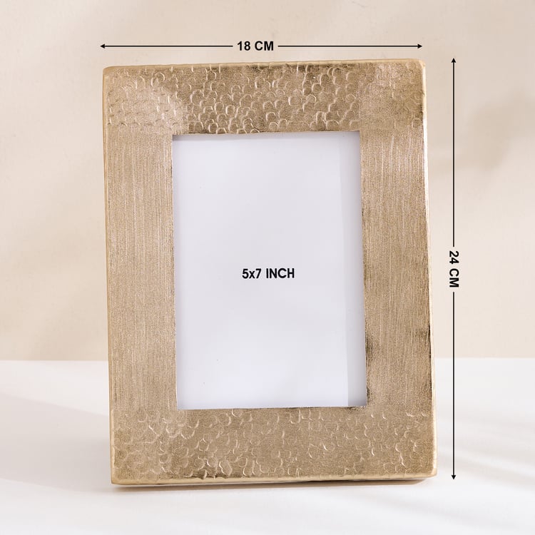 Grain Metal Textured Photo Frame - 18x24cm