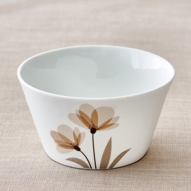 Mandarin Monalisa Set of 3 Bone China Printed Serving Bowl - 470ml