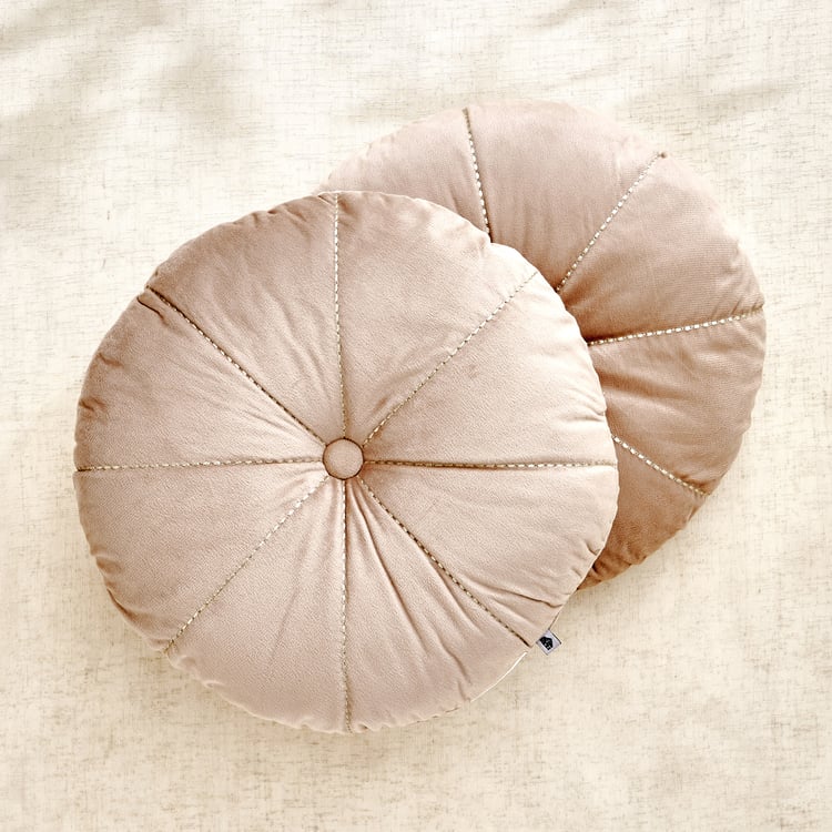 Clayo Forge Set of 2 Velvet Finish Filled Cushions - 40x40cm