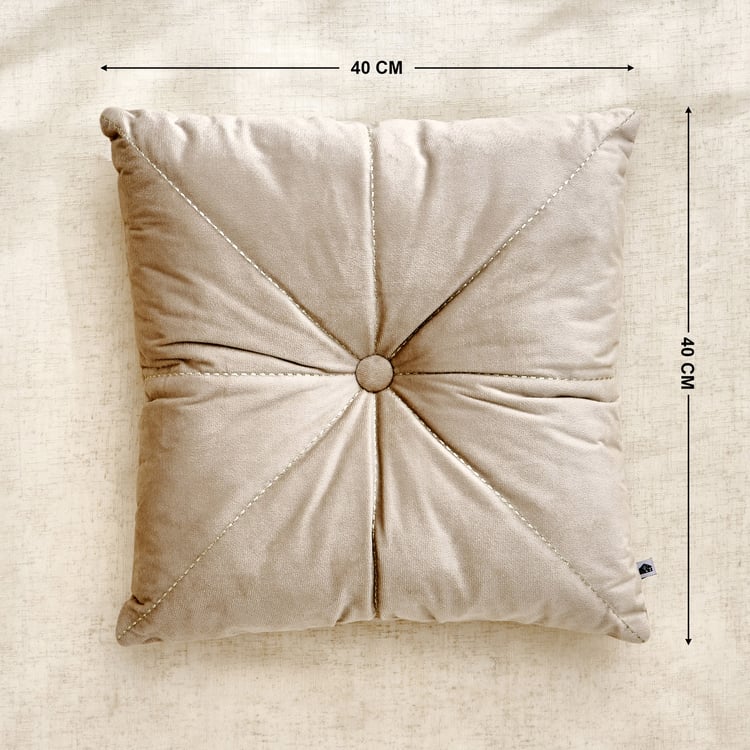 Clayo Forge Set of 2 Velvet Finish Filled Cushions - 40x40cm