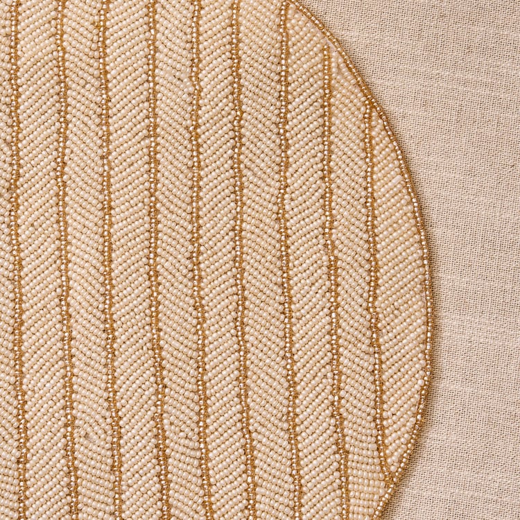 Drake Opulence Lines Glass Beaded Placemat