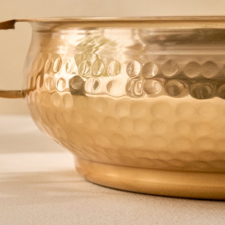 Suvarna Aluminium Hammered Potpourri Bowl
