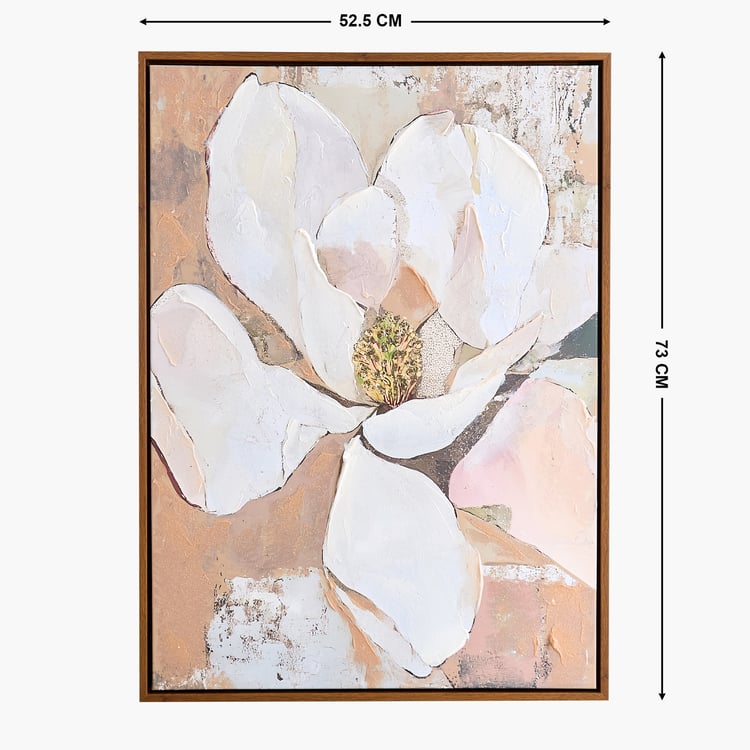 Artistry Hazel Canvas Floral Picture Frame - 52.5x73cm