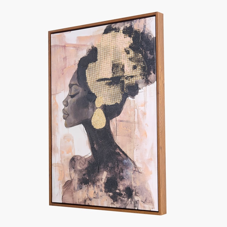 Artistry Hazel Canvas African Lady Picture Frame - 52.5x73cm