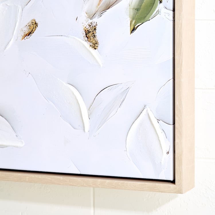 Artistry Hazel Canvas Leaves Picture Frame - 110x63cm