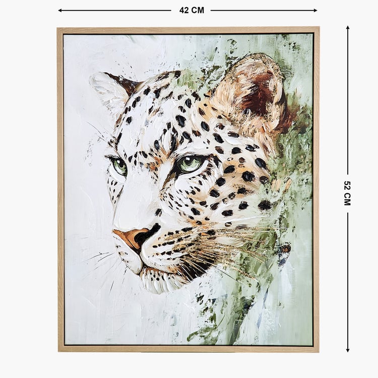 Artistry Hazel Canvas Cheetah Picture Frame - 42x52cm