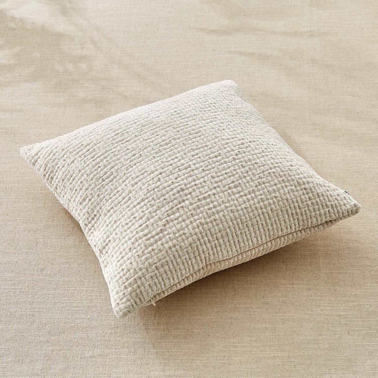 Moonlight Molinara Woven Cushion Cover - 40x40cm