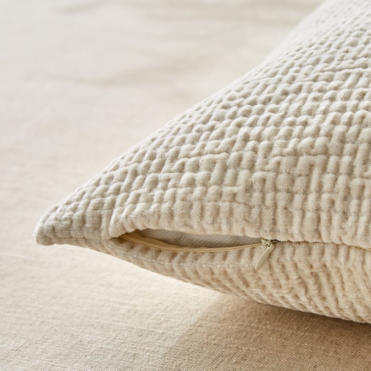 Moonlight Molinara Woven Cushion Cover - 40x40cm