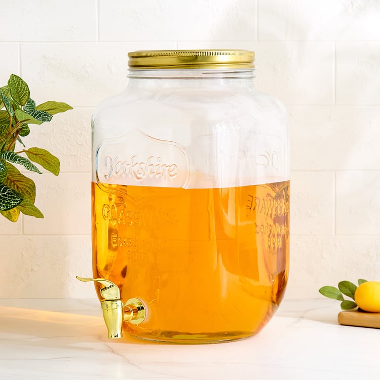 Fiesta Ku Oren Glass Dispenser - 8L