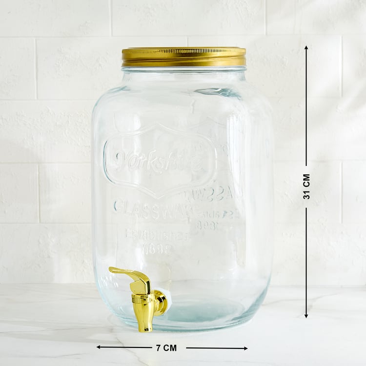 Fiesta Ku Oren Glass Dispenser - 8L
