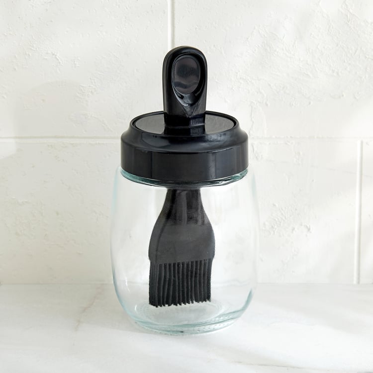 Stack Oren Set of 3 Glass Condiment Jars - 290ml