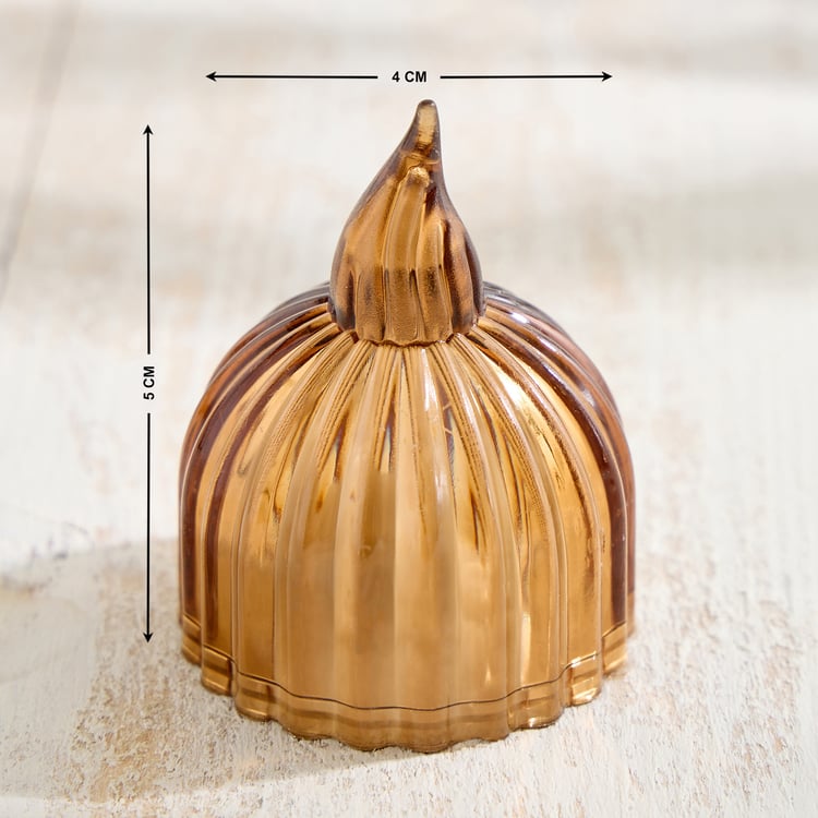 Serena Glim Amber Set of 12 LED T-Light Candles