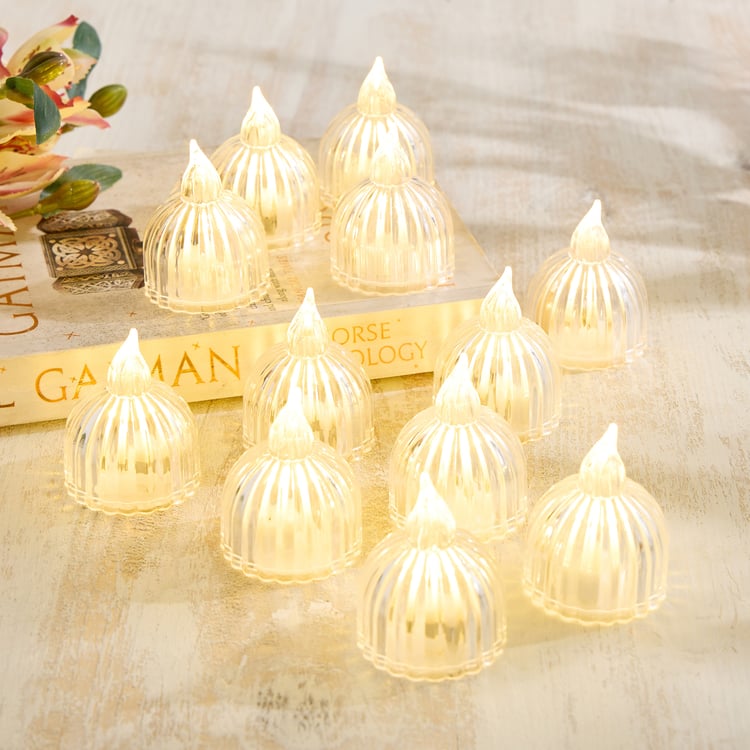 Serena Glim Set of 12 LED T-Light Candles