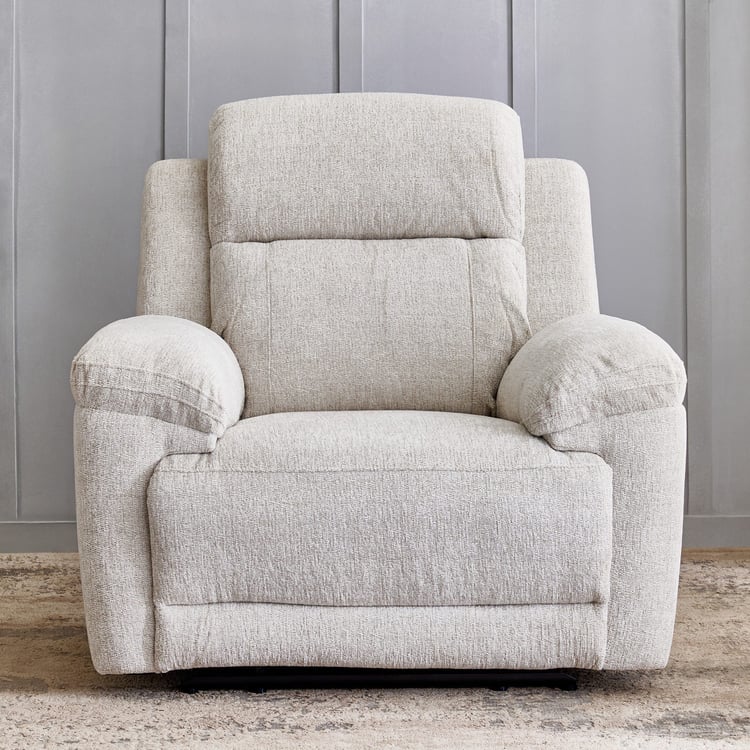 Castle Fabric 1-Seater Rocking Recliner - Grey