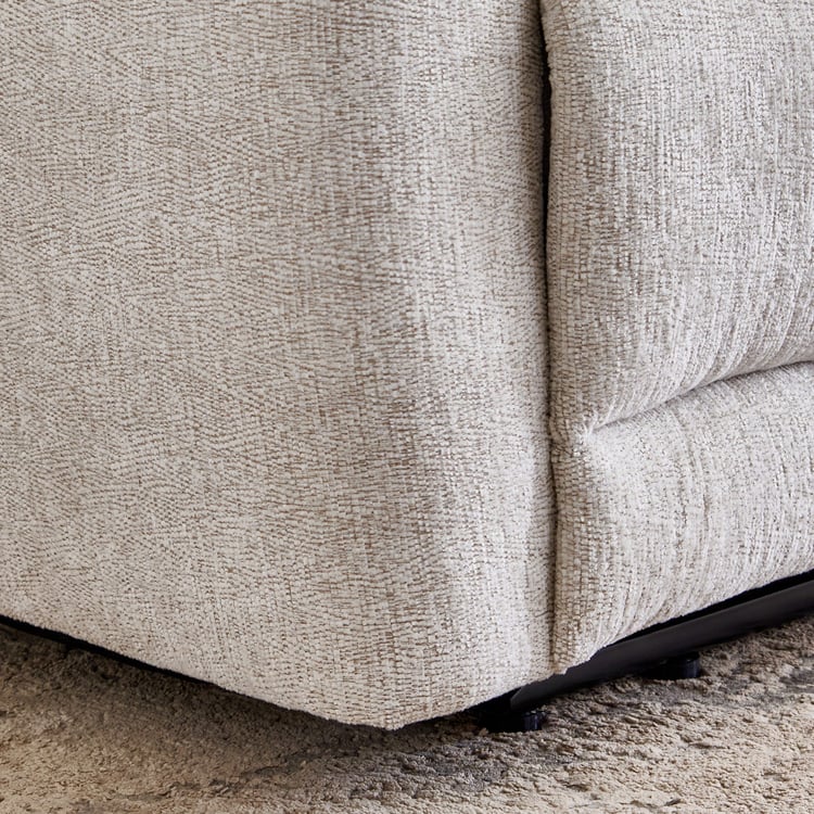 Castle Fabric 1-Seater Rocking Recliner - Grey