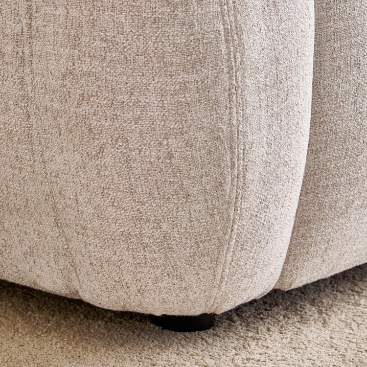 Alchemy Fabric 1-Seater Sofa - Off White