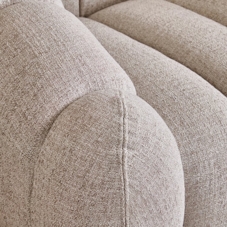 Alchemy Fabric 1-Seater Sofa - Off White