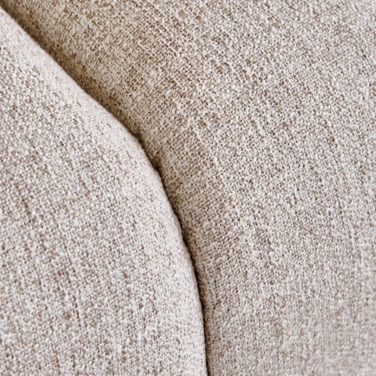 Alchemy Fabric 1-Seater Sofa - Off White