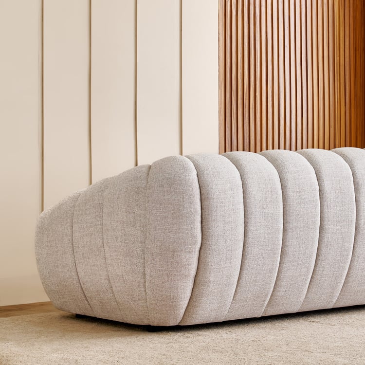 Alchemy Fabric 3-Seater Sofa - Off White