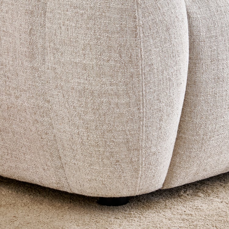 Alchemy Fabric 3-Seater Sofa - Off White
