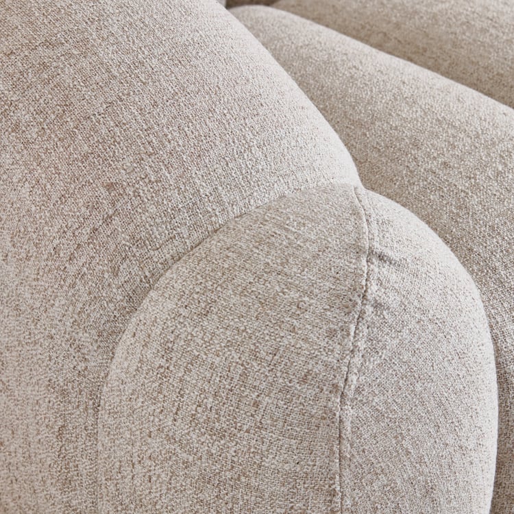 Alchemy Fabric 3-Seater Sofa - Off White