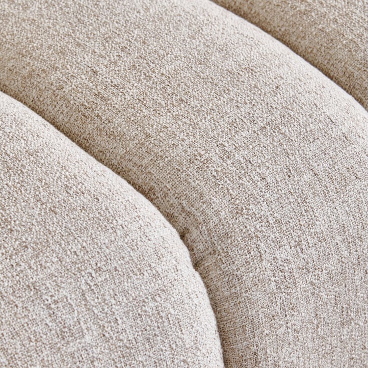 Alchemy Fabric 3-Seater Sofa - Off White