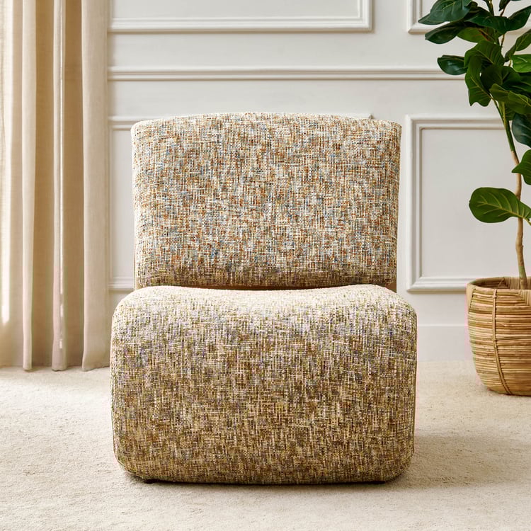 Positano Fabric Accent Chair - Beige
