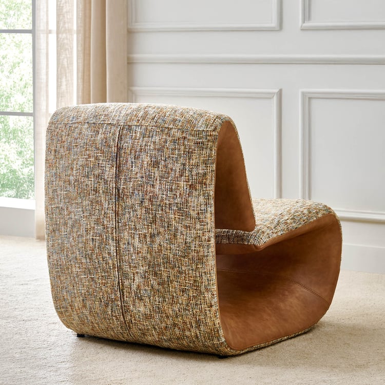 Positano Fabric Accent Chair - Beige