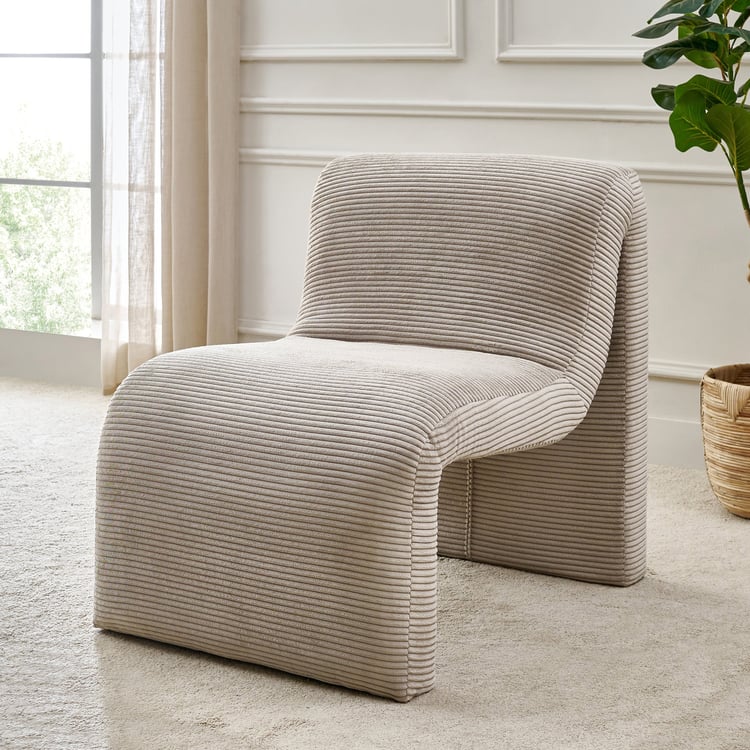 Radiance Fabric Accent Chair - Brown