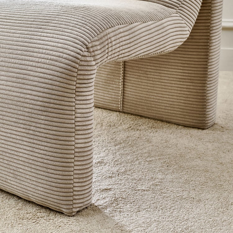 Radiance Fabric Accent Chair - Brown