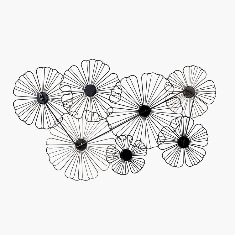 Panorama Fresco Metal Flower Wall Accent