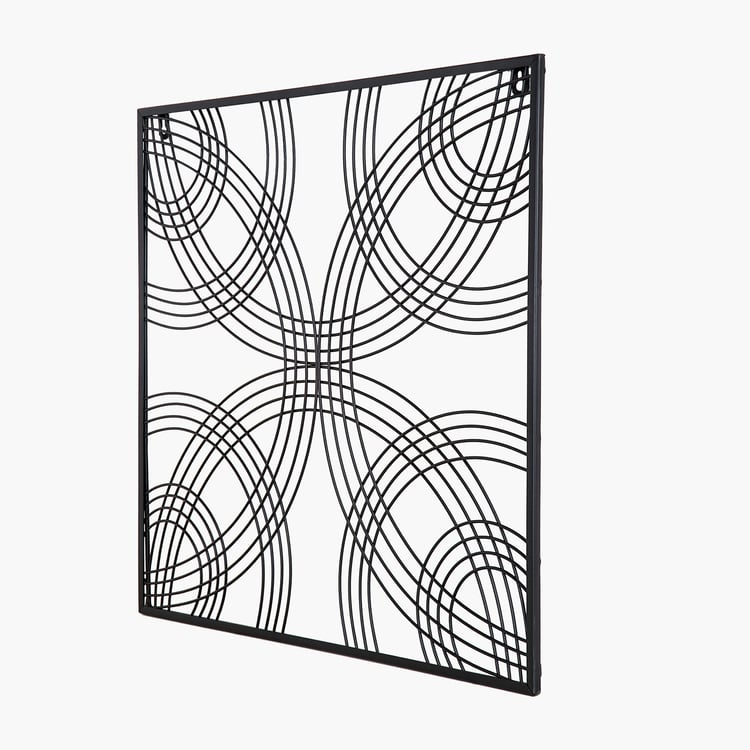 Panorama Fresco Metal Swirl Wall Accent