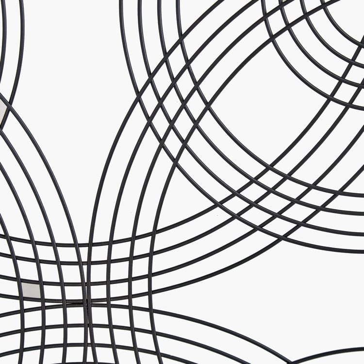 Panorama Fresco Metal Swirl Wall Accent