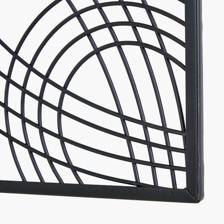 Panorama Fresco Metal Swirl Wall Accent