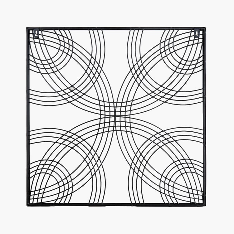 Panorama Fresco Metal Swirl Wall Accent