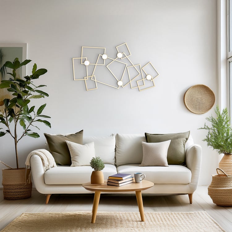Panorama Fresco Metal Decorative Wall Accent