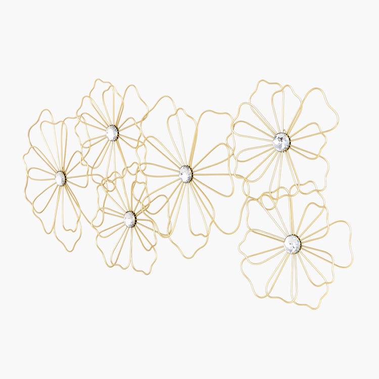 Iliano Cast Metal Floral Wall Accent