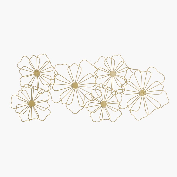 Iliano Cast Metal Floral Wall Accent
