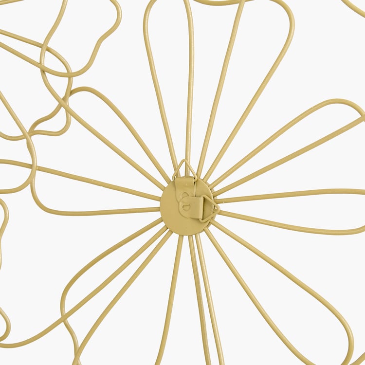 Iliano Cast Metal Floral Wall Accent