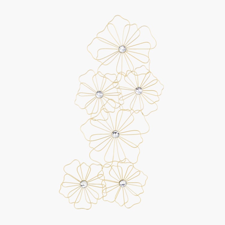 Iliano Cast Metal Floral Wall Accent