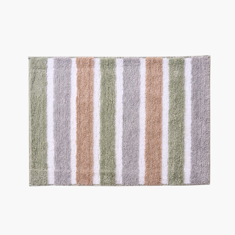 Fiesta Prime Set of 2 Striped Anti-Slip Bath Mats
