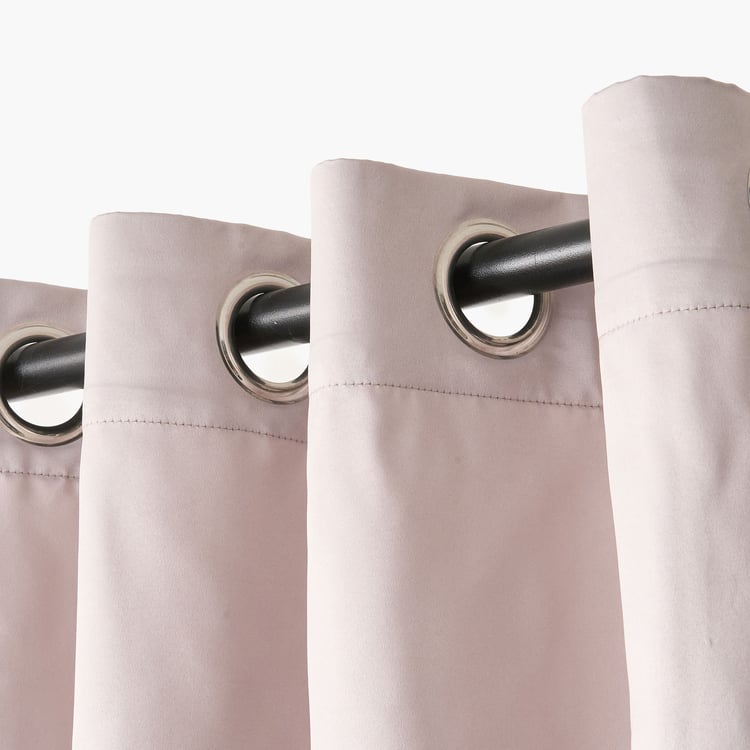 Elrene Whimsy Set of 2 Jacquard Light Filtering Door Curtains - 8.8ft (270cm)