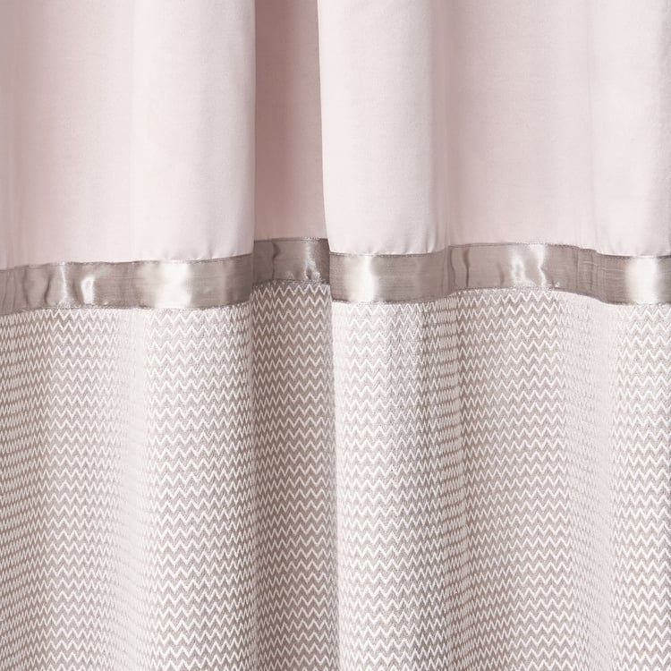 Elrene Whimsy Set of 2 Jacquard Light Filtering Door Curtains - 8.8ft (270cm)