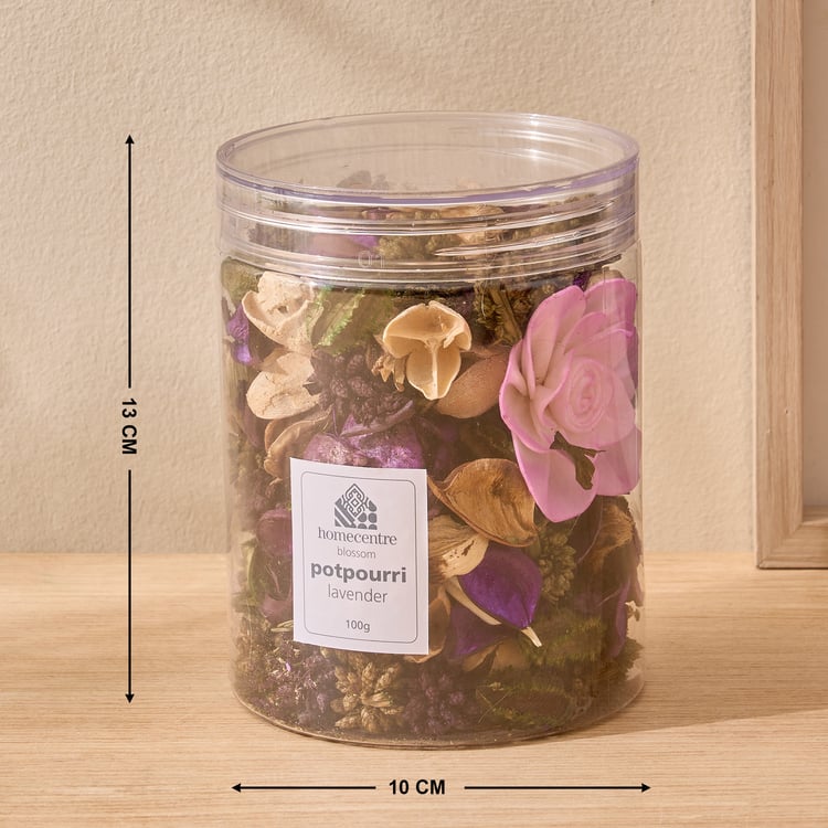 Blossom Lavender Potpourri in PET Jar - 100gm