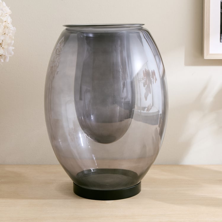 Alloy Demi Glass Double Vase