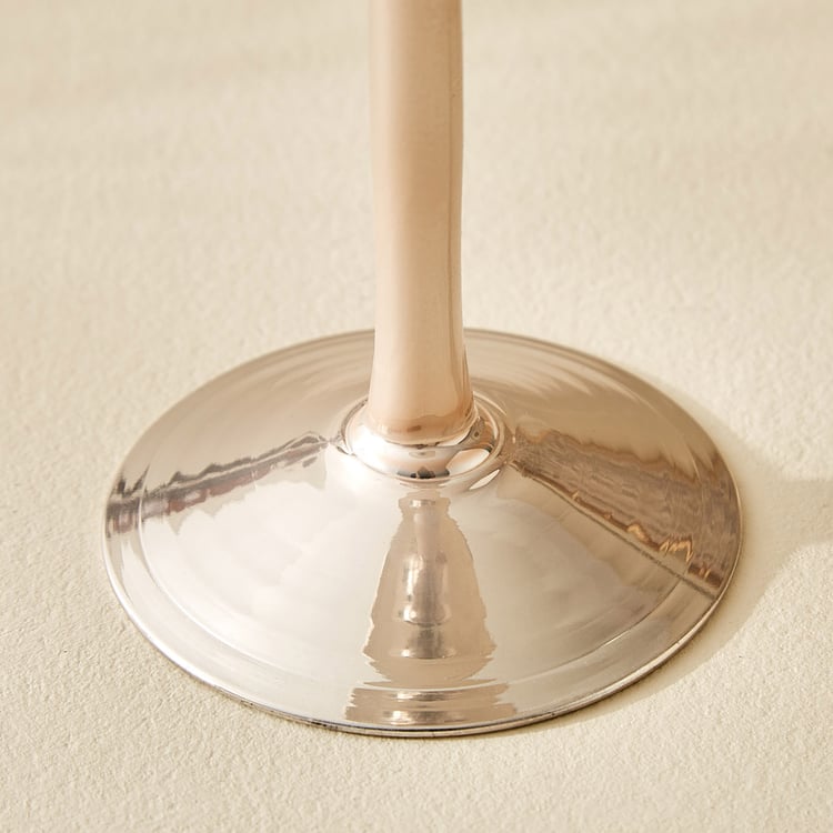 Wables Glen Ivy Set of 2 Glass Pedestal Candle Holders